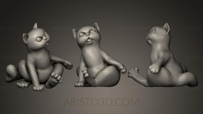 Animal figurines (STKJ_0412) 3D model for CNC machine